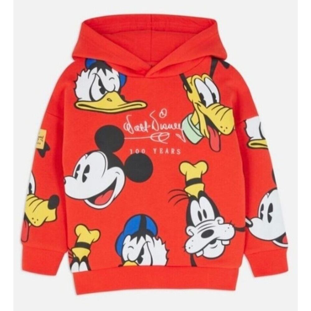 PRIMARK Walt Disney 100 years Hoodie Unisex‎ Toddler Size 2-3years